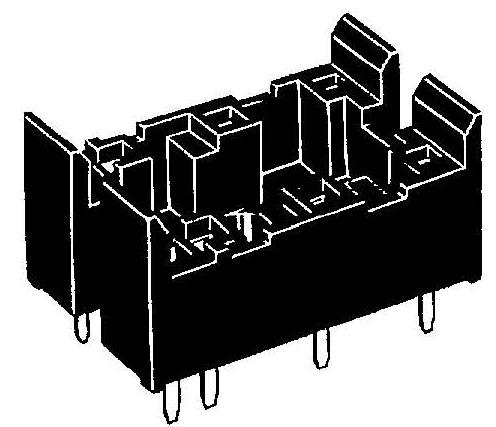 Omron Electronic Components P6C-08P Socket, Pcb, G6Ck, Relay