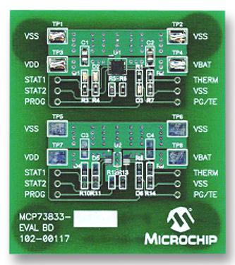 Microchip Technology Technology Mcp73833Ev Mcp73833, Batt Charger, Eval Board