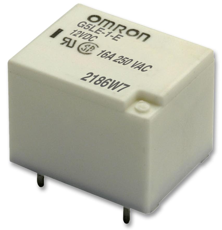 Omron Electronic Components G5Le-1E  Dc12 Relay, Spdt, 250Vac, 30Vdc, 16A