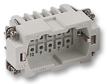 Hts - Te Connectivity 1-1103636-1 Insert, Male, Screw, 10Way