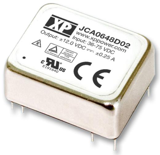 XP Power Jca0605S12 Converter, Dc/dc, 1O/p, 6W, 12V