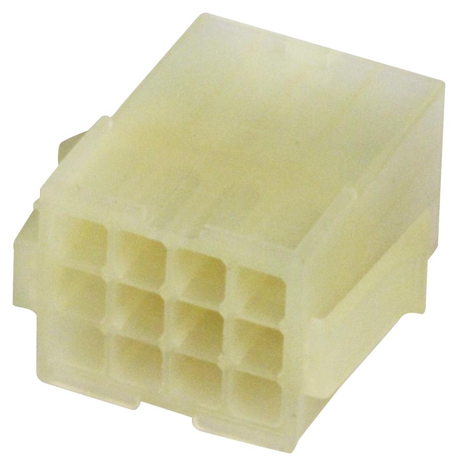 Amp Connectors / Te Connectivity 172333-1 Housing, Receptacle, 3 Row, 12Way, Nylon