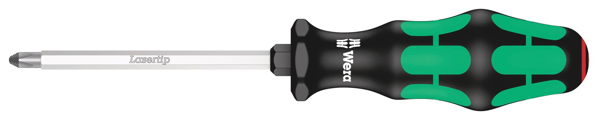 Wera 008752 Screwdriver, Hexagon Blade, Ph2X100mm