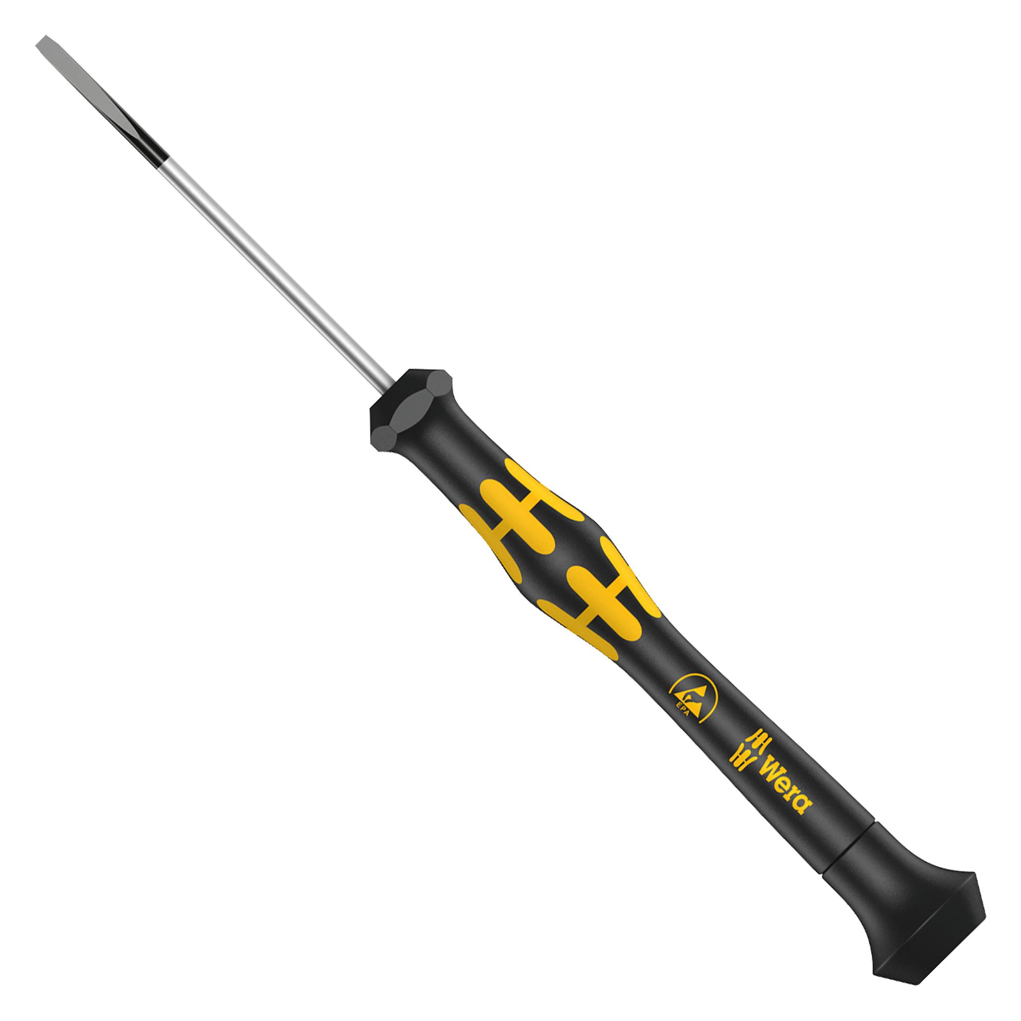 Wera 030100 Screwdriver, Precision, Slot, 1.2X40mm