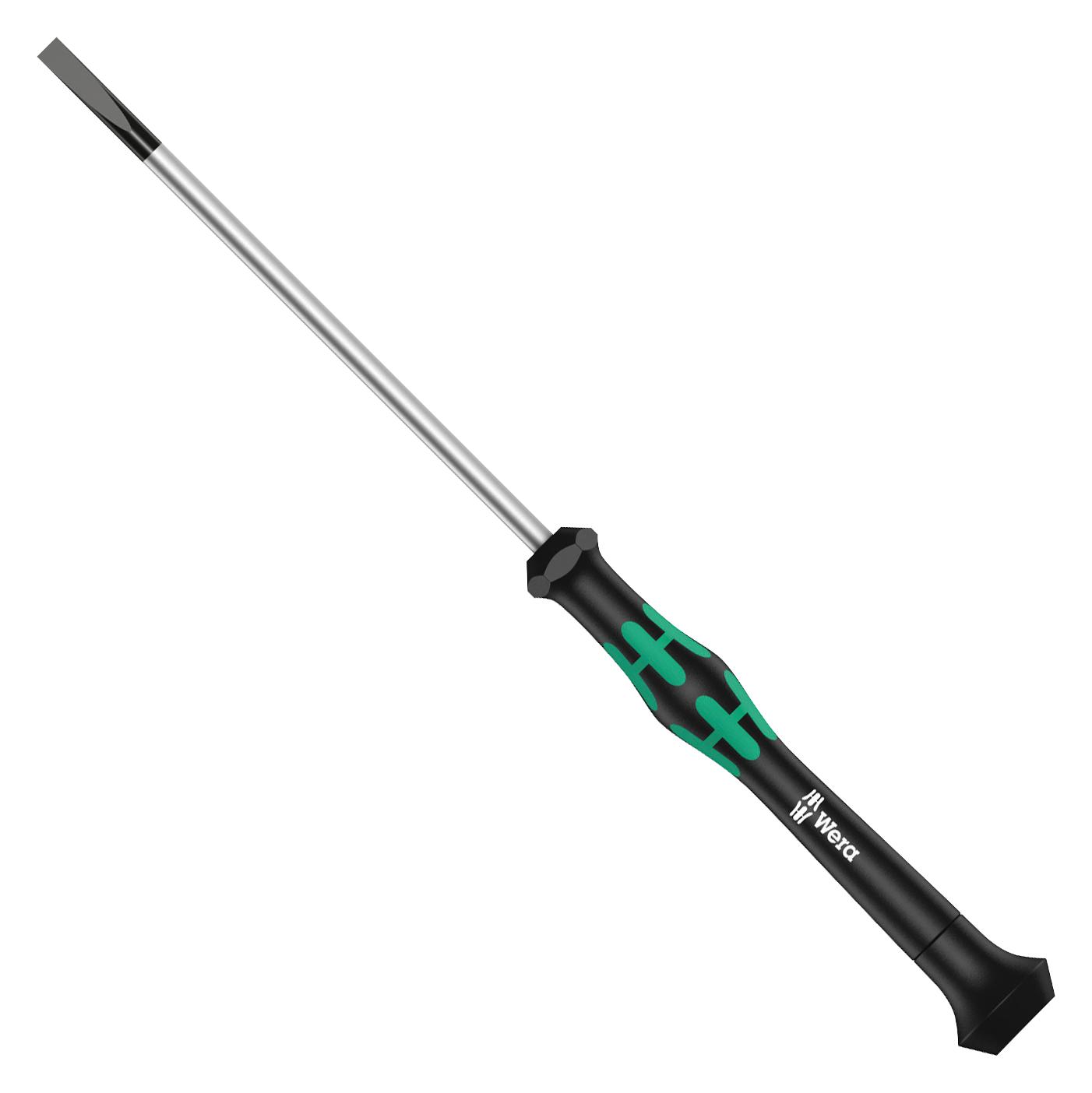 Wera 117990 Screwdriver, Precision, Slot, 0.8X40mm