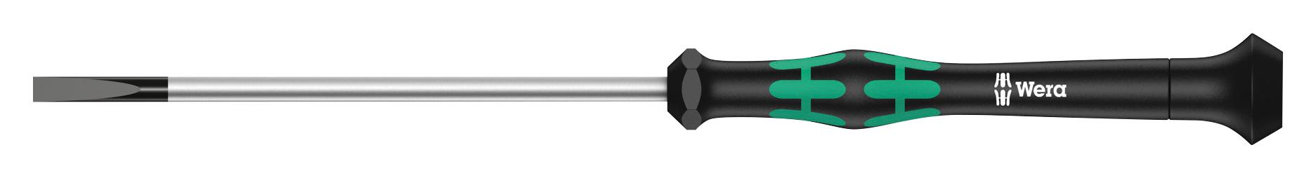 Wera 118003 Screwdriver, Precision, Slot, 1.5X60mm