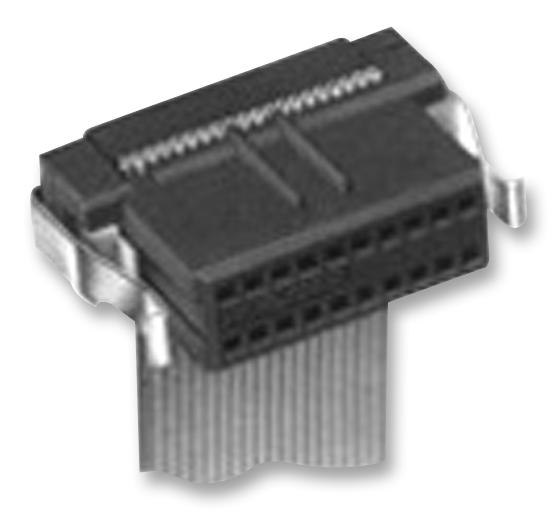 Amp Connectors / Te Connectivity 1-111196-8 Receptacle, Idc, 20Way