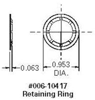 Eaton 006-10417 Retaining Clip