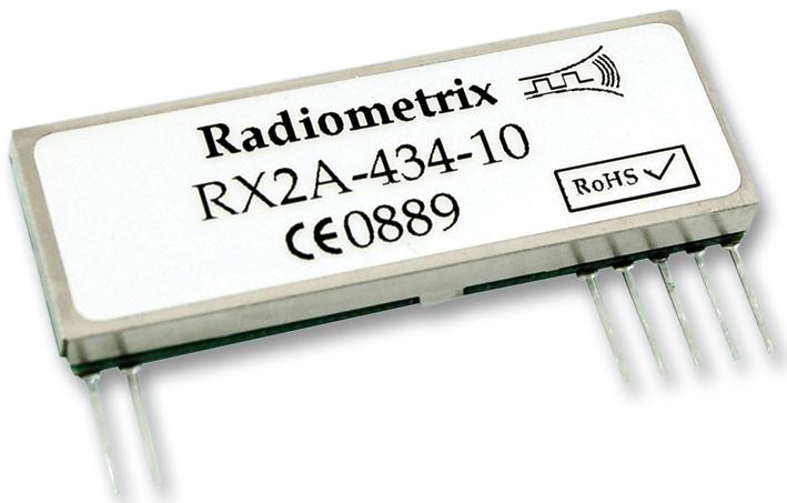 Radiometrix Rx2A-434.10 Rf Mod, Rx, Fm, 434.42Mhz, 10Kbps