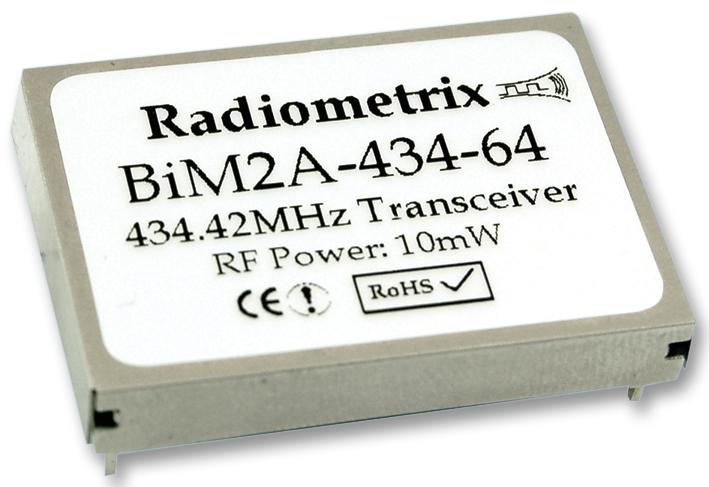 Radiometrix Bim2A-434-64 Rf Mod, Txrx, Fm, 434.42Mhz, 64Kbps