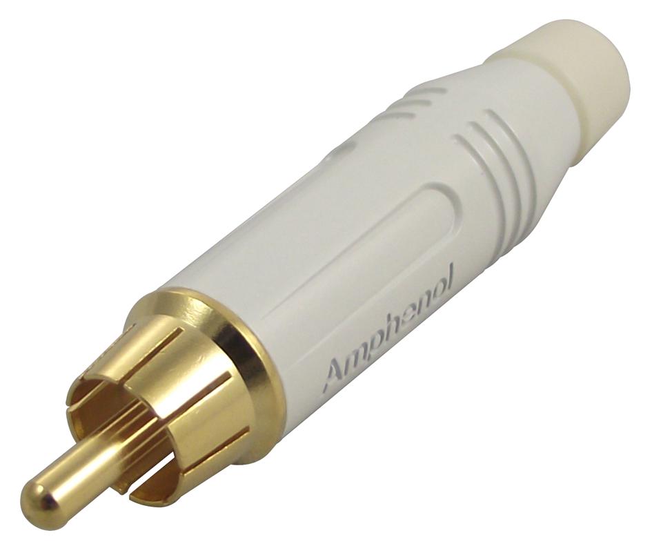 Amphenol Audio Acpr-Wht Plug, Phono, White