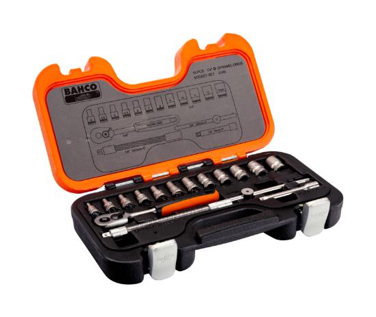 S160 Bahco, Socket Set, 1/4