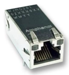 Amphenol Communications Solutions Rjmg201022610Nr Jack, Gigabit, Single Port, Rohs5