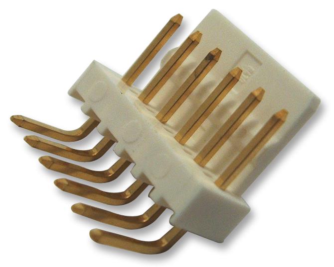 Molex 22-12-4042 Connector, Header, 4Pos, 1Row, 2.54mm