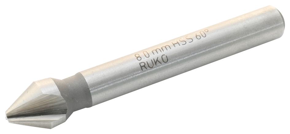 Ruko 102203 Countersink, Str Shk, 60Deg, 10mm