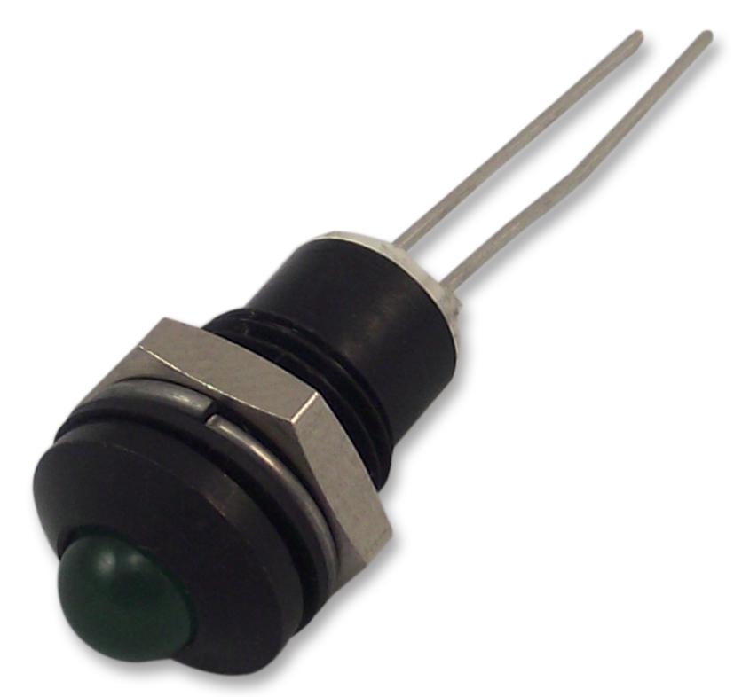 Cml Innovative Technologies 190411Ip Led Indicator, 8mm, Green Black