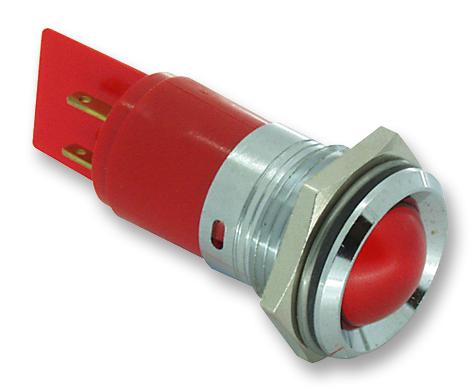 Cml Innovative Technologies 195C0350M Led Indicator, 22mm, 24V, Red