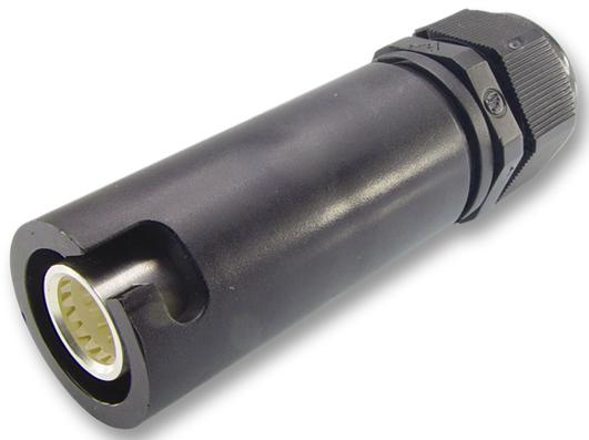 ITT Cannon Snlf-S-C50-25L-Bk Connector, Female, Free, Black