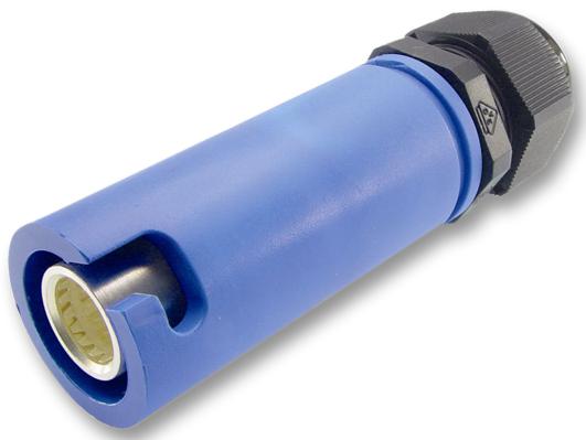 ITT Cannon Snlf-S-C50-25L-Bl Connector, Female, Free, Blue