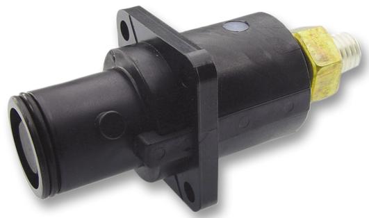 ITT Cannon Snpm-P-Tp-Bk Connector, Male, Panel, Black