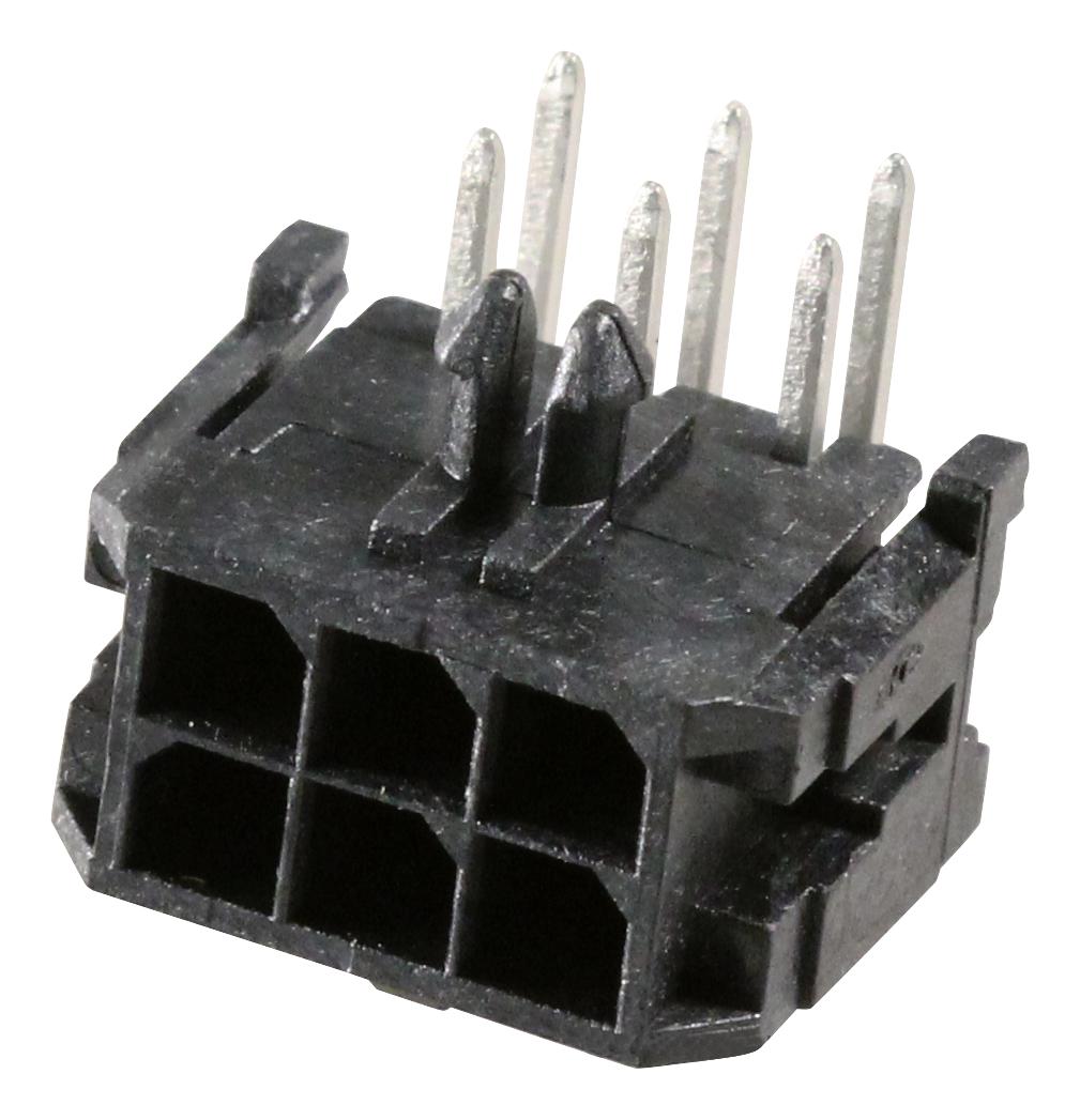 Molex/partner Stock 43045-0601 Connector, Header, 6Pos, 2Row, 3mm