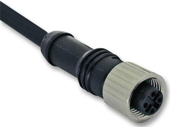 Amp Connectors / Te Connectivity 1838246-3 Cable, M12, Female, 5Pos, Str