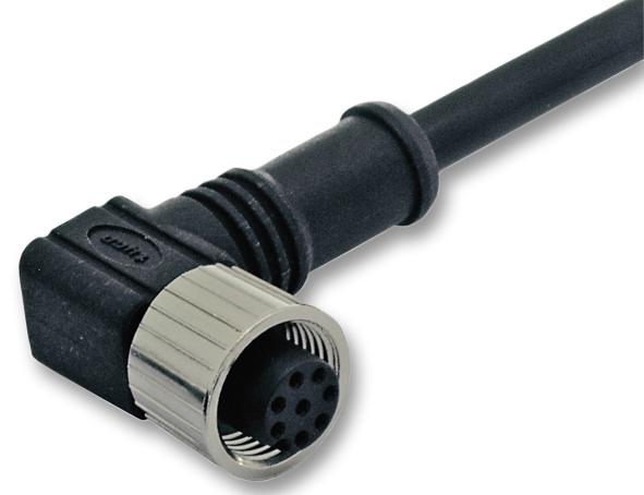 Te Connectivity 1838254-3 Cable, M12, Female, 3Pos, Ra