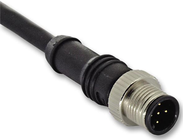 Te Connectivity 1838238-3 Cable, M12, Male, 4Pos, Str