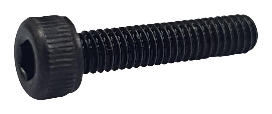 TR Fastenings M3 10 So12Cs S100 Screw Socket, Capacitor, M3X10, Black, Pk100