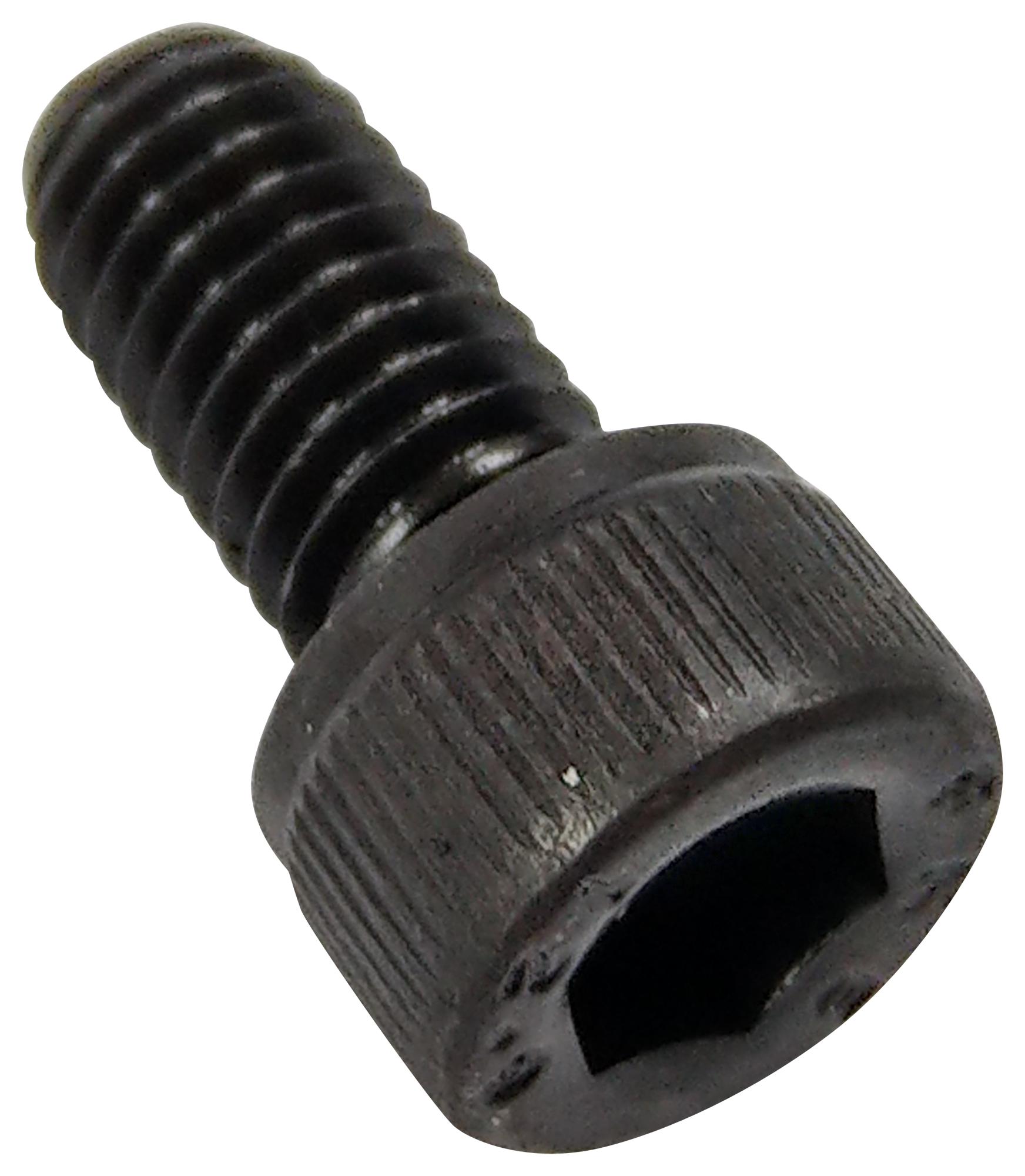 TR Fastenings M6 20 So12Cs S100 Screw Socket, Capacitor, M6X20, Black, Pk100