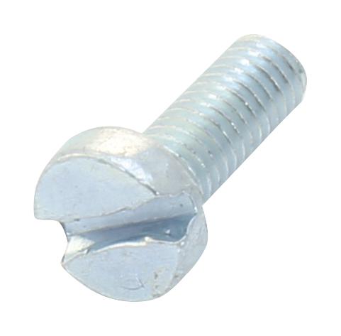 TR Fastenings M38 Csstmcz100- Screw, Slt, Cheese, Steel, M3X8, Pk100