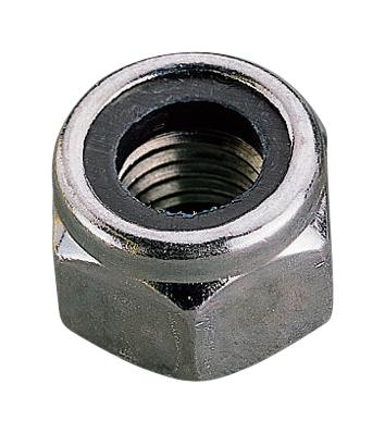 TR Fastenings M3- N5St-Z100- Nut, Locking, Steel, M3, Pk100