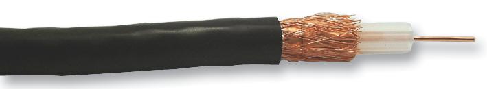 Belden Ctf167P.00100 Cable, Coax, Black, 10.1mm, 100M