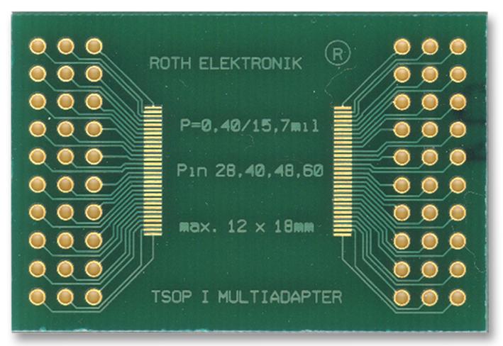 Roth Elektronik Re900-01 Adaptor, Smd, 0.40mm, 28-60Pin