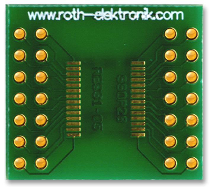 Roth Elektronik Re931-05 Adaptor, Smd, Fr4, Ssop-28, 0.65mm