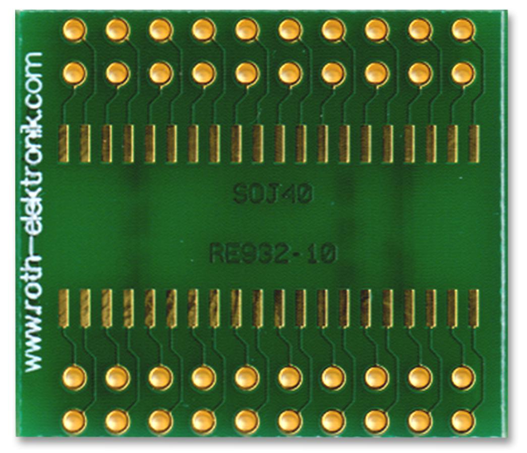 Roth Elektronik Re932-10 Adaptor, Smd, Soj-40, 1.27mm