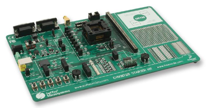 NXP Semiconductors Semiconductors Evbqe128 Qe128 Flexis, Bdm Connector, Eval Board