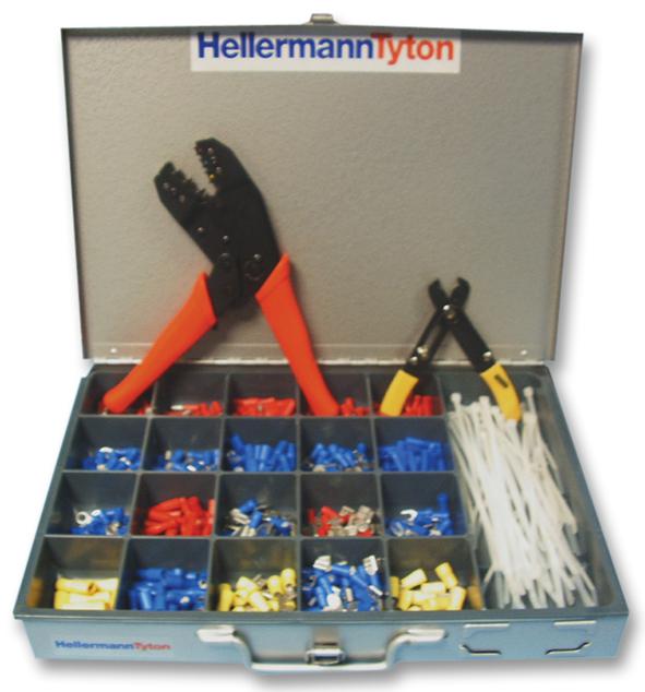 HellermannTyton A801632T Terminal Kit, Crimp 630 Piece