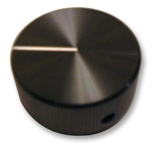 Multicomp Kb00013 Knob, Al, 31.8mm, Black, 6.4mm