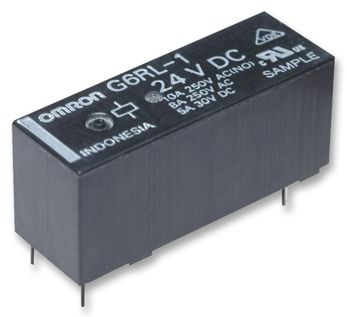 Omron Electronic Components G6Rl-1  Dc5 Relay, Spdt, 250Vac, 30Vdc, 10A