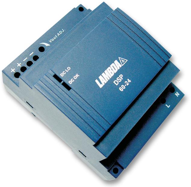 TDK-Lambda Dsp60-24 Psu, Din Rail, 24V, 2.5A, 60W