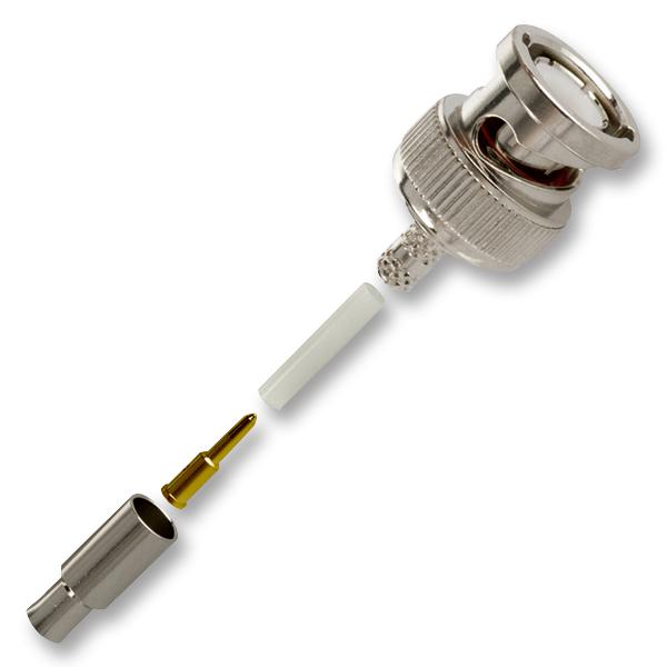 Amphenol RF 31-71000-Rfx Rf Coaxial, Bnc, Straight Plug, 75Ohm