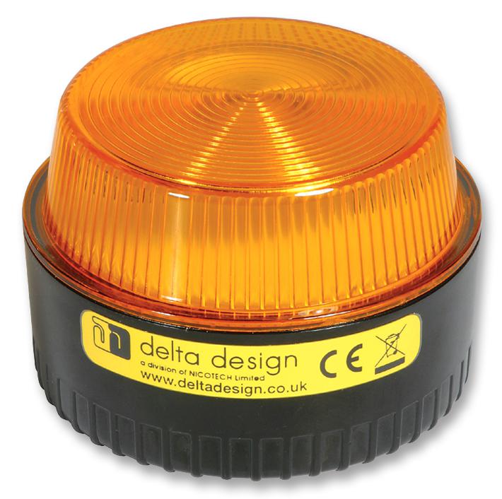 Delta Design 41209202 Beacon, Xenon, Lp, 24V, 5W, Amb