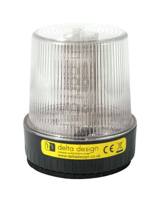 Delta Design 44600201 Beacon, Led, Lt, 100Vav, 24Vdc, Amber