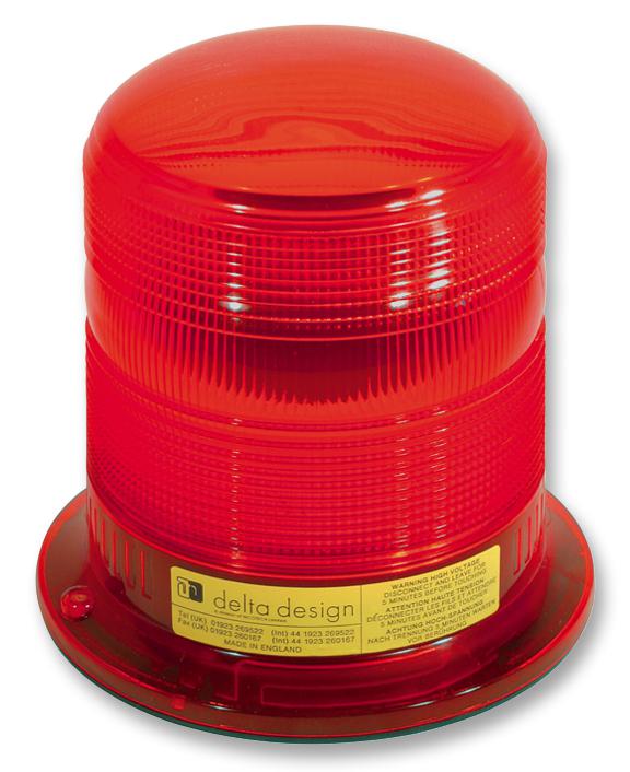 Delta Design 45000301 Beacon, Xenon, Lb, 230V, 15W, Red