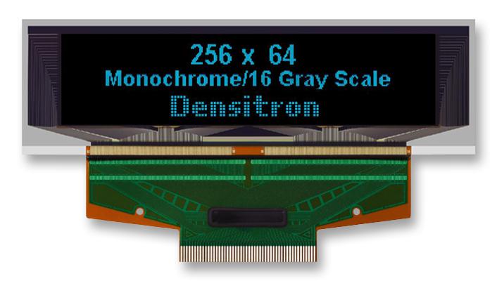 Densitron Dd-25664Be-3A Display, Oled, 64X256, Blue