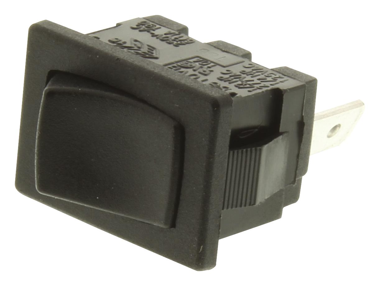 Arcolectric (Bulgin) H8610Vbaaa Rocker Switch, Spdt, Black