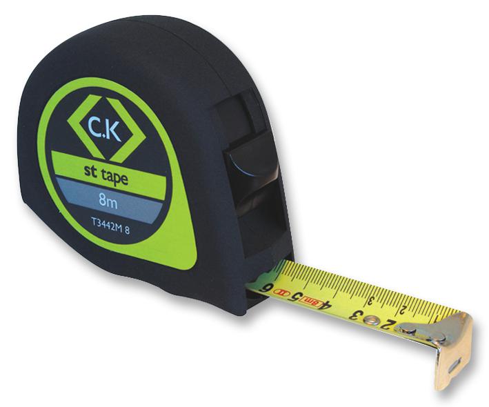 Ck Tools T3442M 8 Tape Measure, Softech, 8M, Metric