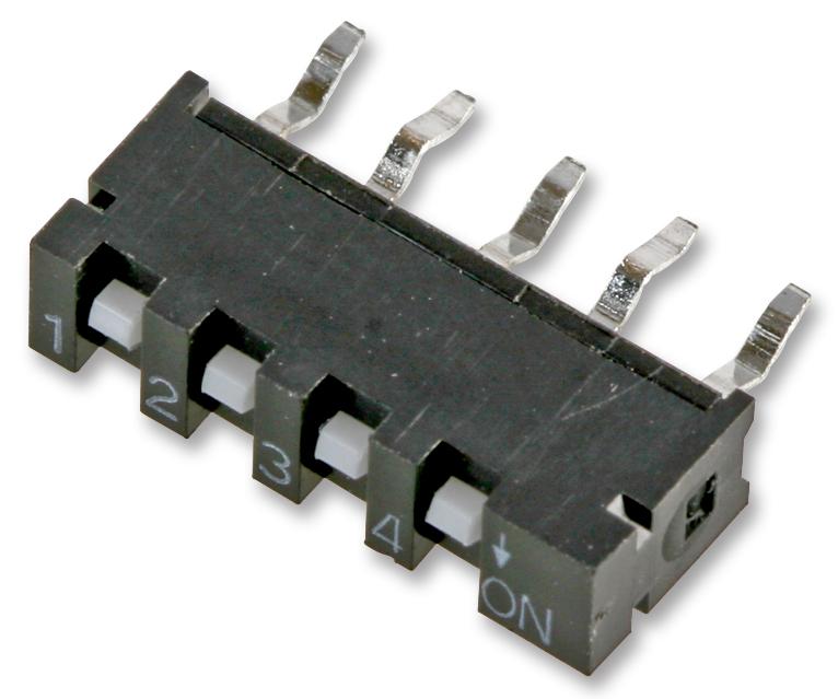 Multicomp Pro Sip-04T Switch, Sil, 4Way