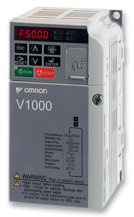 Omron Industrial Automation Vza42P2Baa Inverter Drive, 2.2Kw, 400Vac, 5.5A